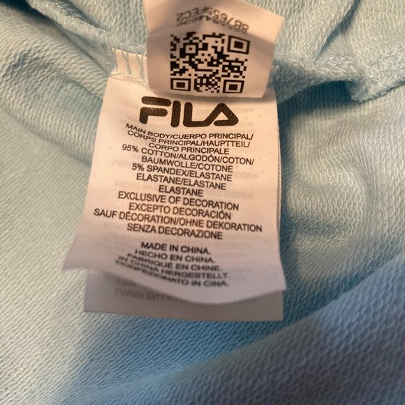 Fila Long Sleeve Crew Neck Sweatshirt with Pockets Blue 2X NWT - Picture 8 of 10